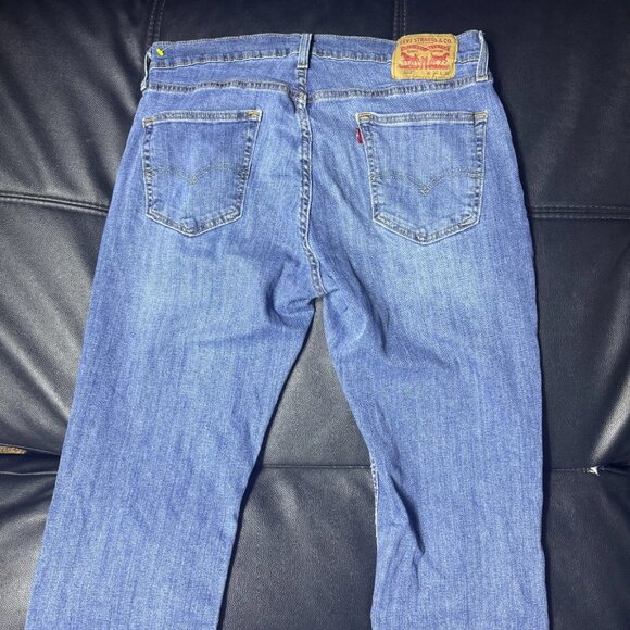 Levi's 559 Men's Straight Jeans Blue Denim Relaxed Fit 5-Pocket Design W35XL32 - Picture 9 of 16